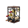 Minghou sale Home decor moder style countertop 6 bottles wine holder display wine racks